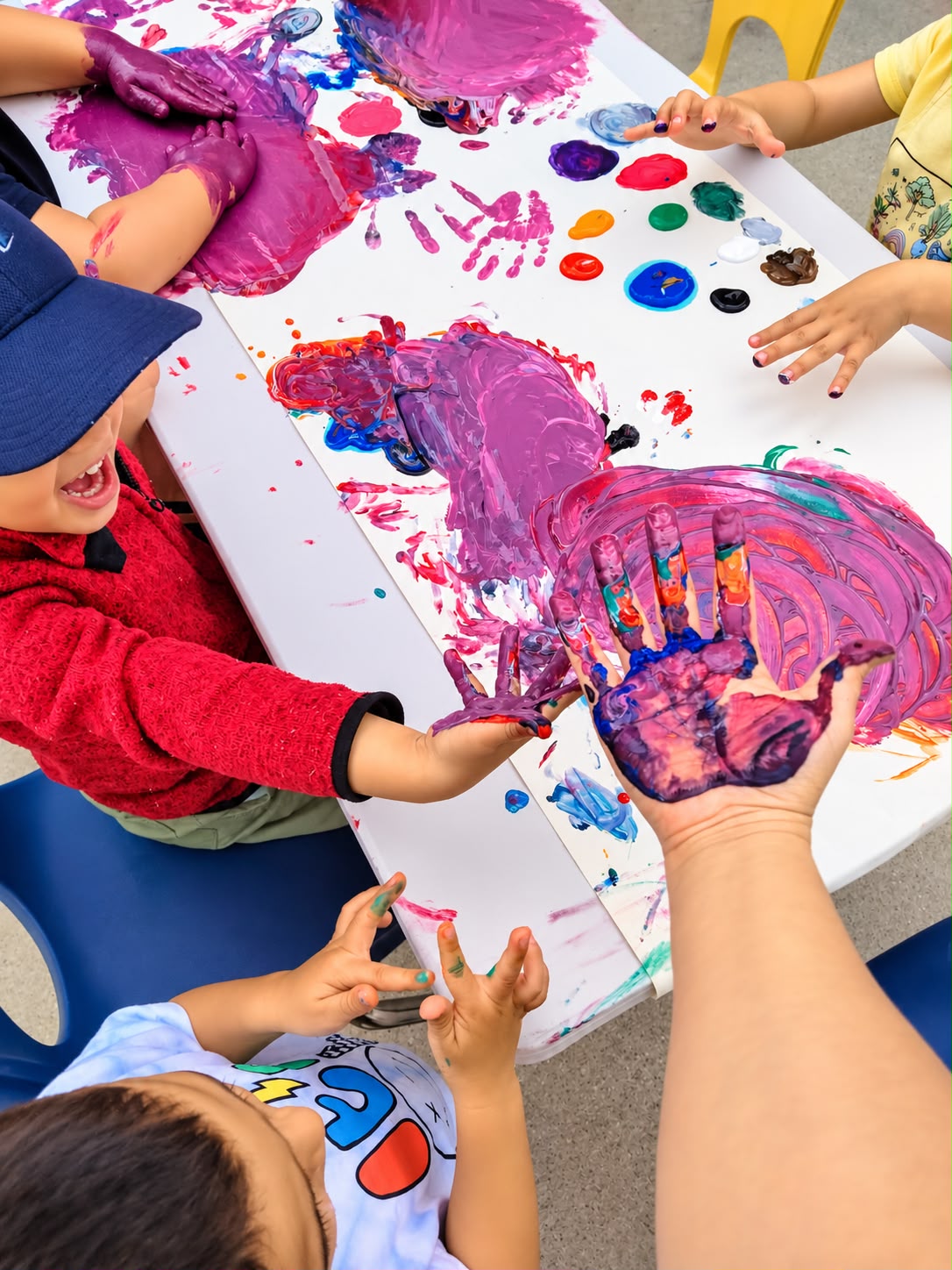 Sensory Finger Painting & Art