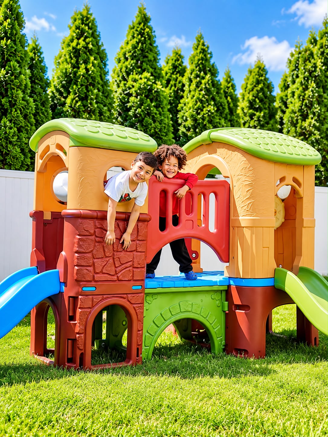 Playhouse Slide & Climber